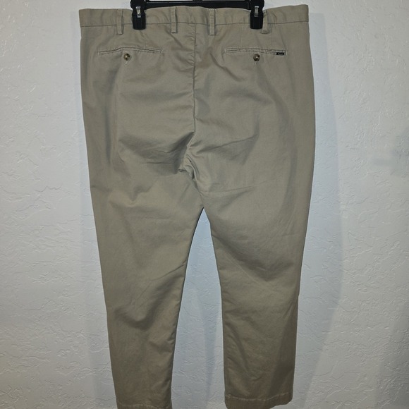 Polo Ralph Lauren Stretch Straight Fit Khaki Beige Work Pants Mens 40x32 - Picture 6 of 9